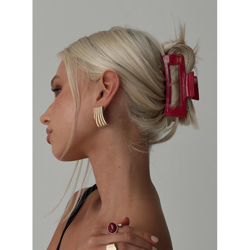 First Class Claw Clip Red