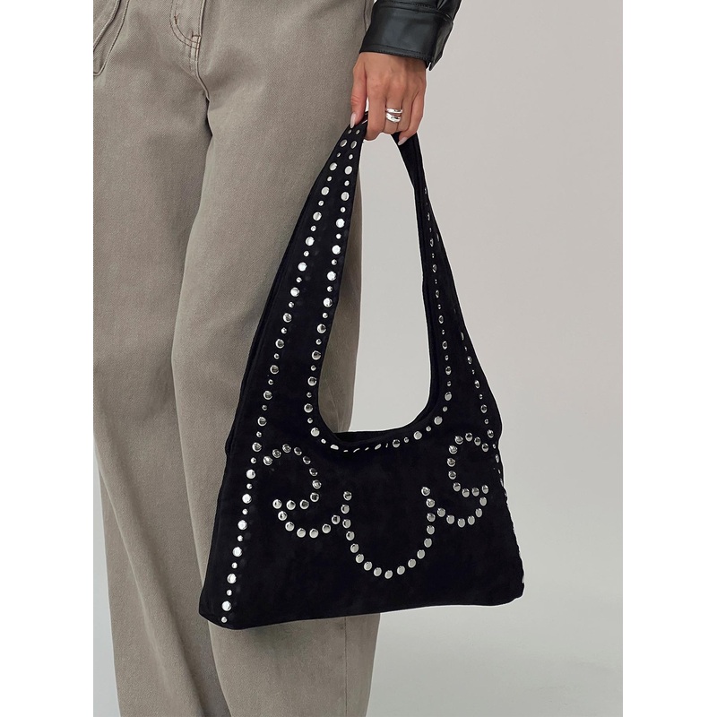 Lemoni Stud Bag Black