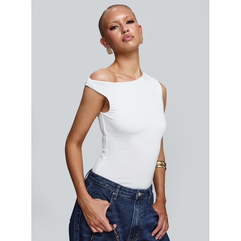 Miyako Bodysuit White