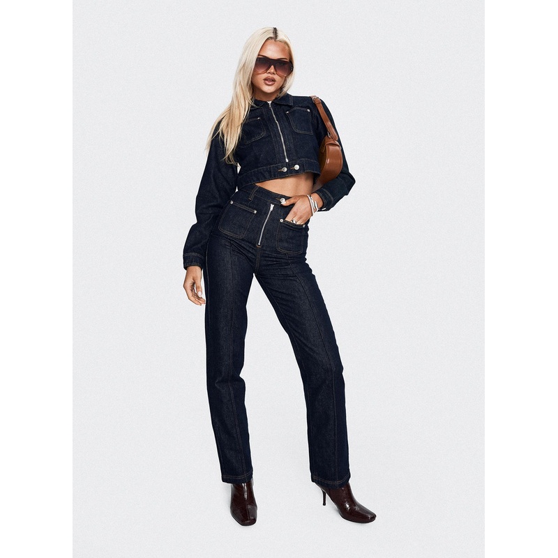 Stallion Straight Leg Jeans Indigo