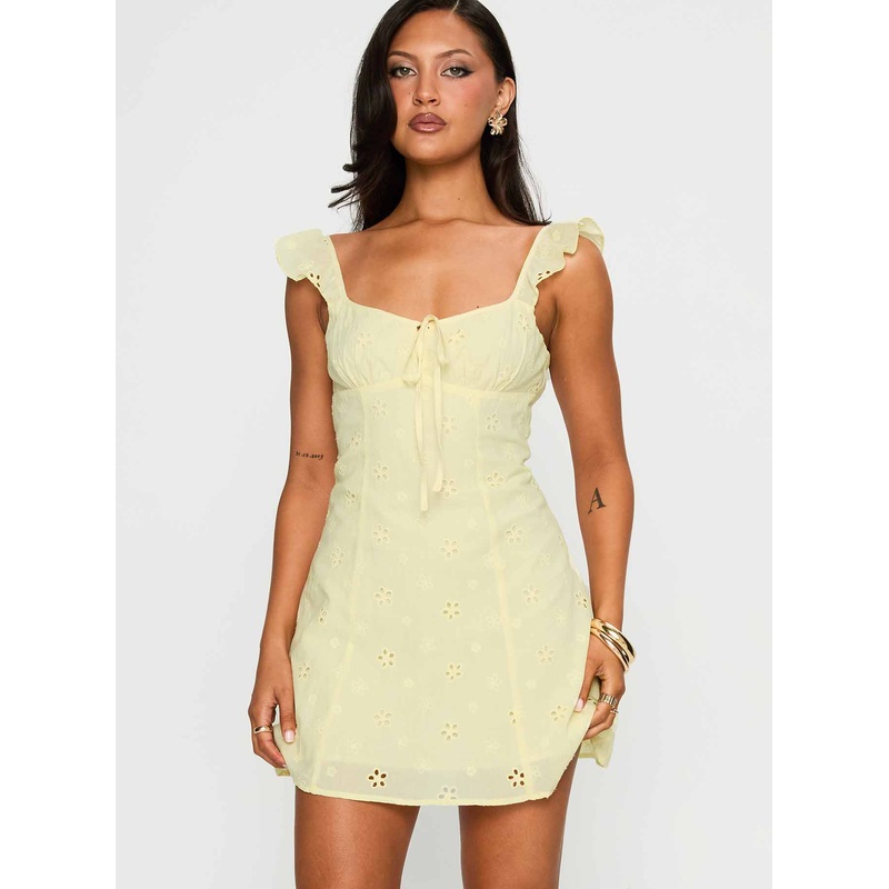 Sunbather Mini Dress Yellow