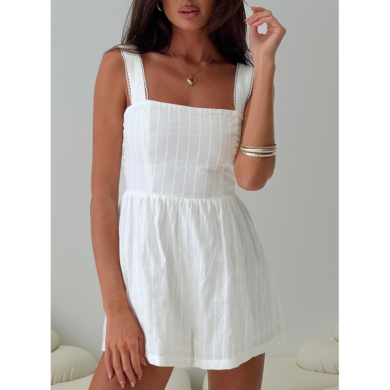 Talinga Romper White