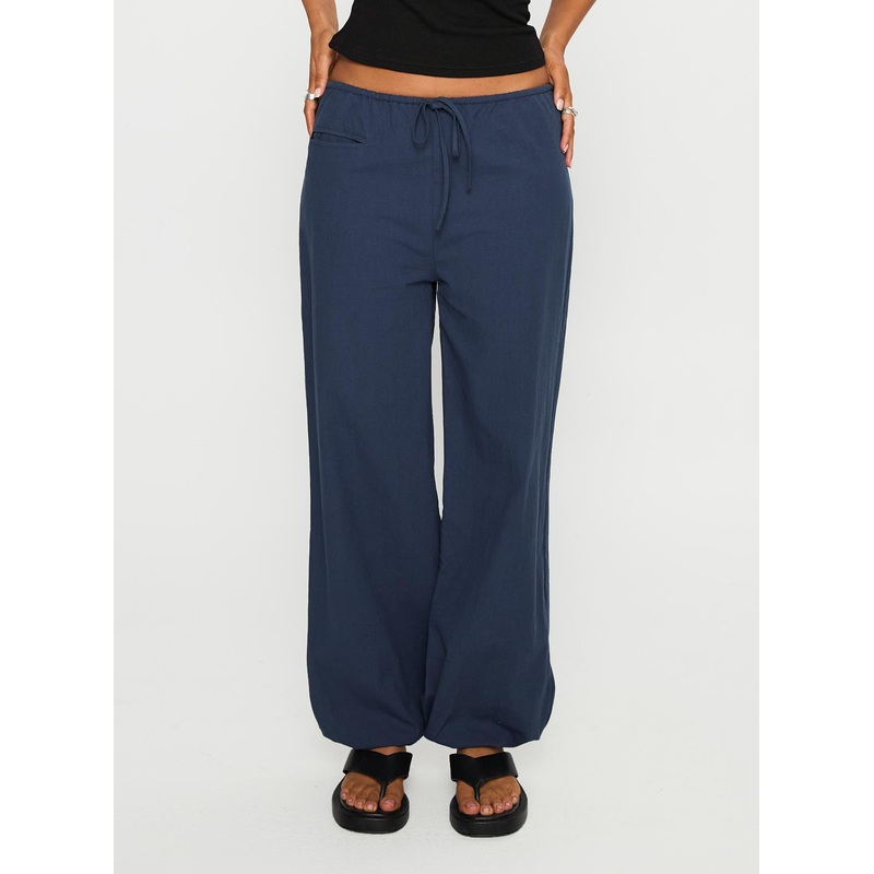 Zodie Low Waist Pants Navy