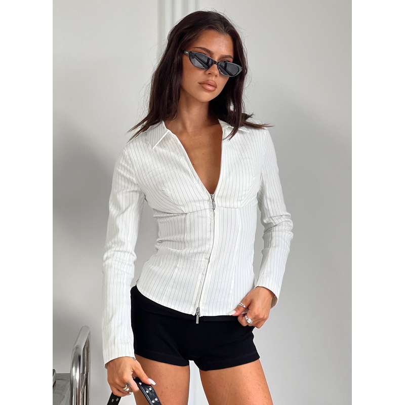 Bellar Long Sleeve Top Ivory