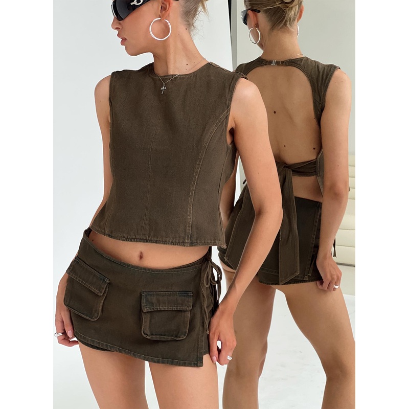 Countryside Skort Petrol