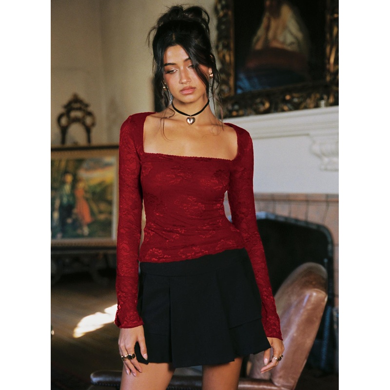 Yeva Pleat Mini Skirt Black