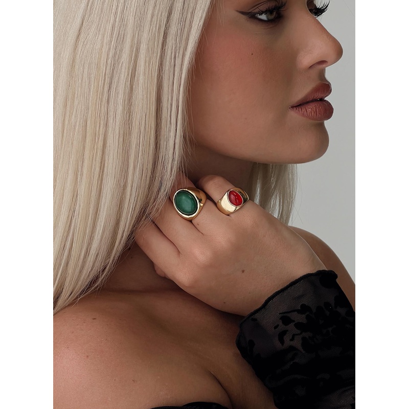 Best Interest Ring Set Gold