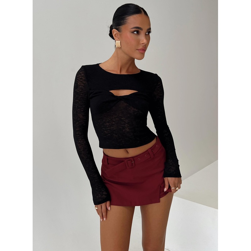 Volley Mini Skort Cherry Red