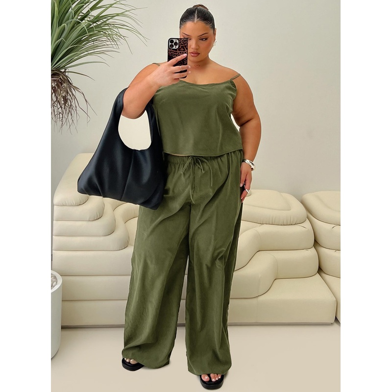Paigey Set Khaki Curve