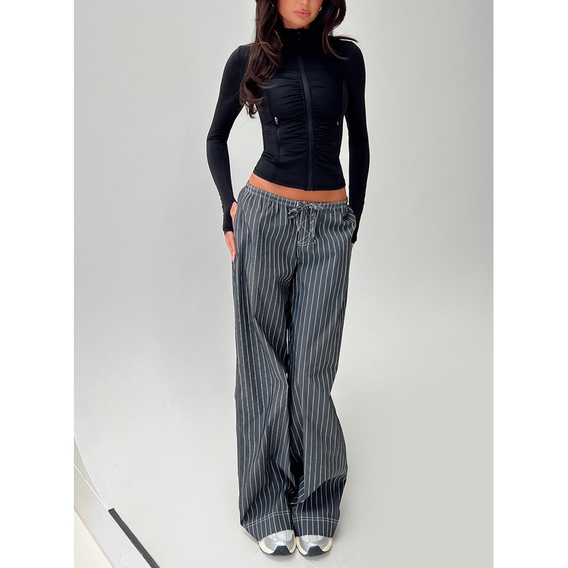Terrance Baggy Pant Grey Stripe