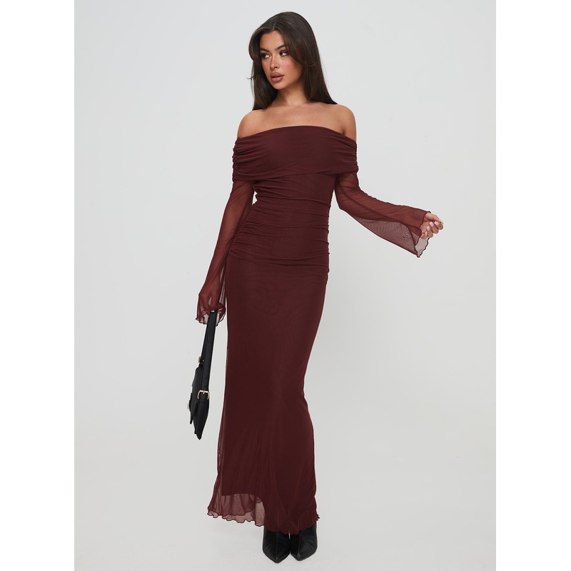 Consideration Maxi Dress Chocolate