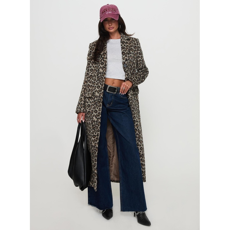 Cosmo Please Coat Leopard