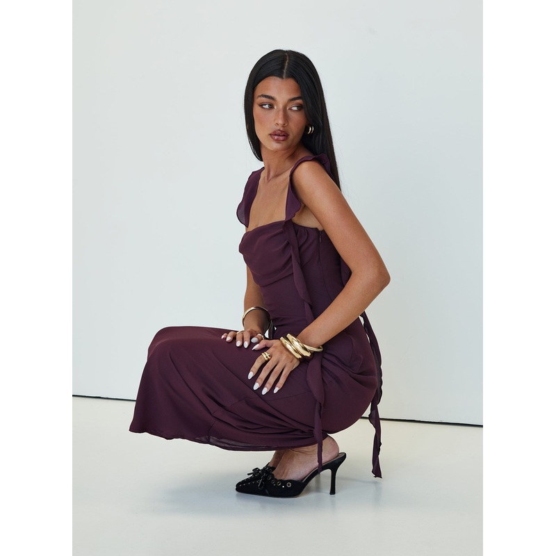 Lanai Maxi Dress Plum