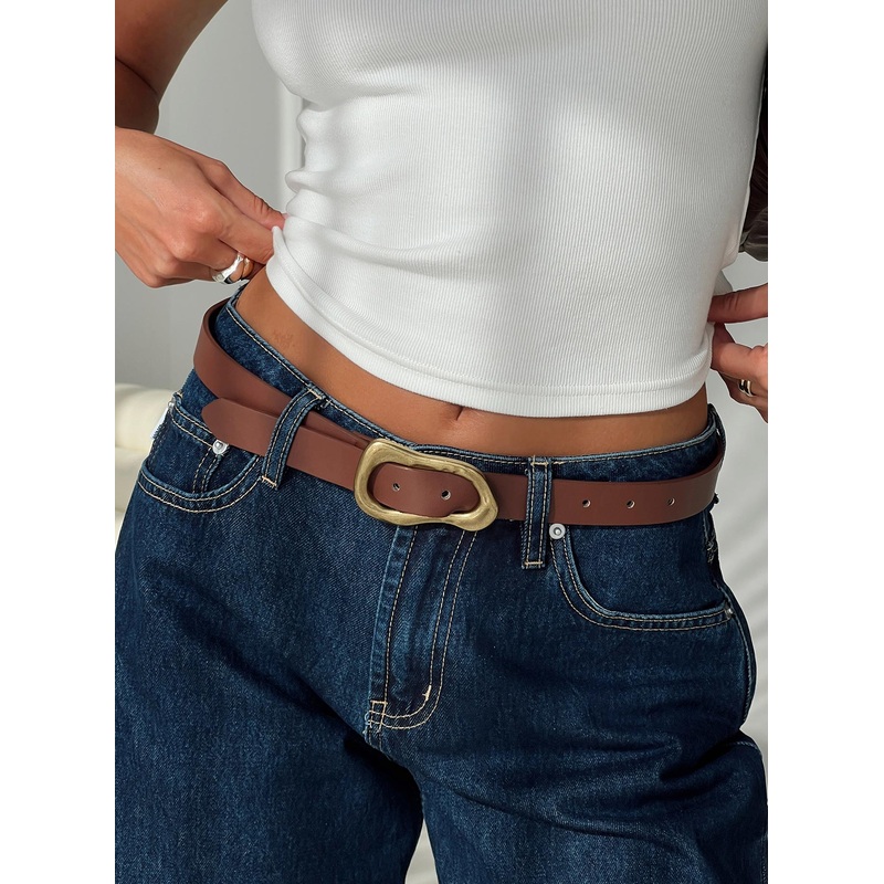 Leto Belt Brown / Gold