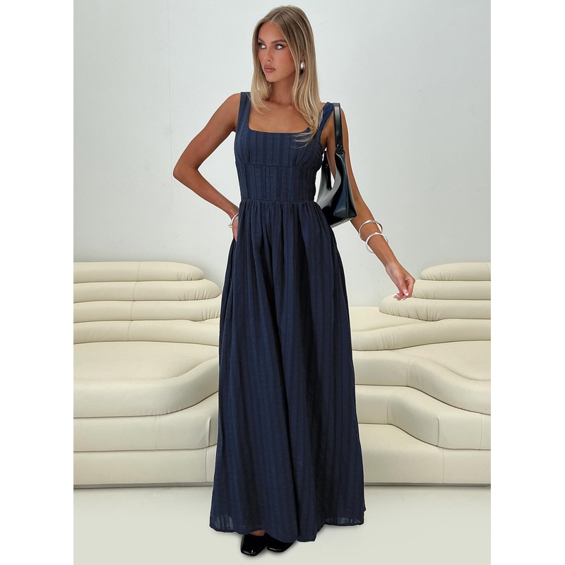 Lorinda Maxi Dress Navy