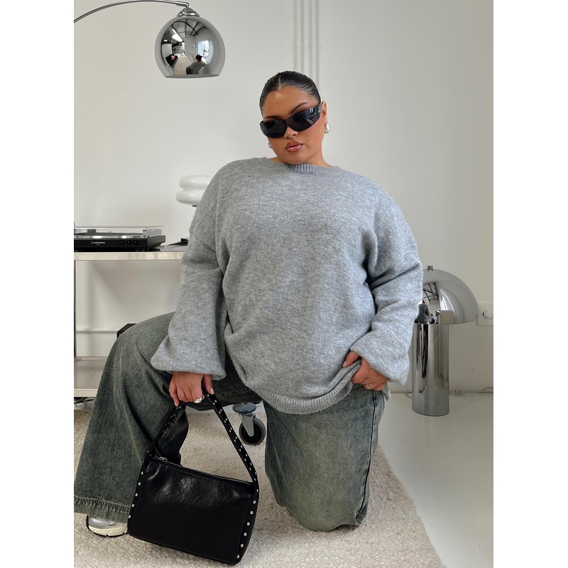 Ryanna Sweater Grey Curve