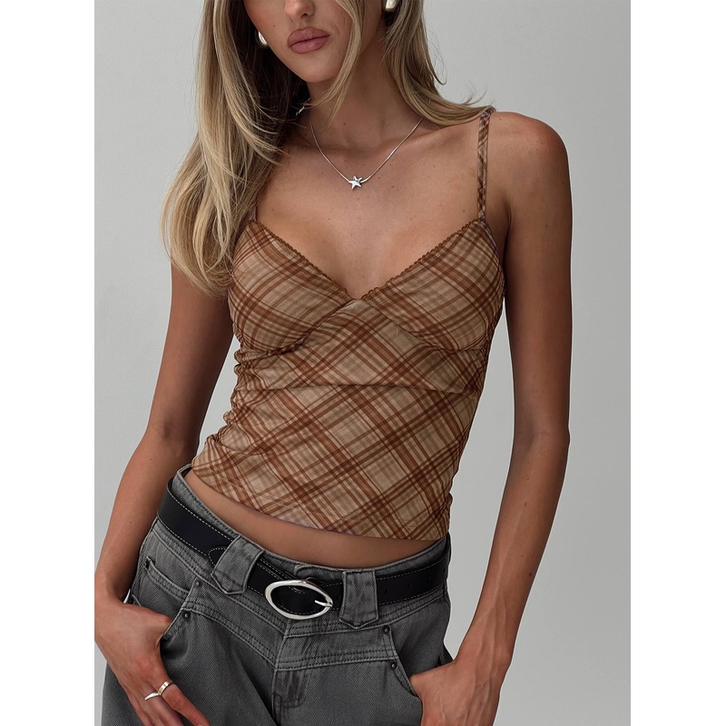 Breigh Top Brown Check
