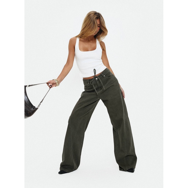 Bruiser Tie Waist Jeans Green