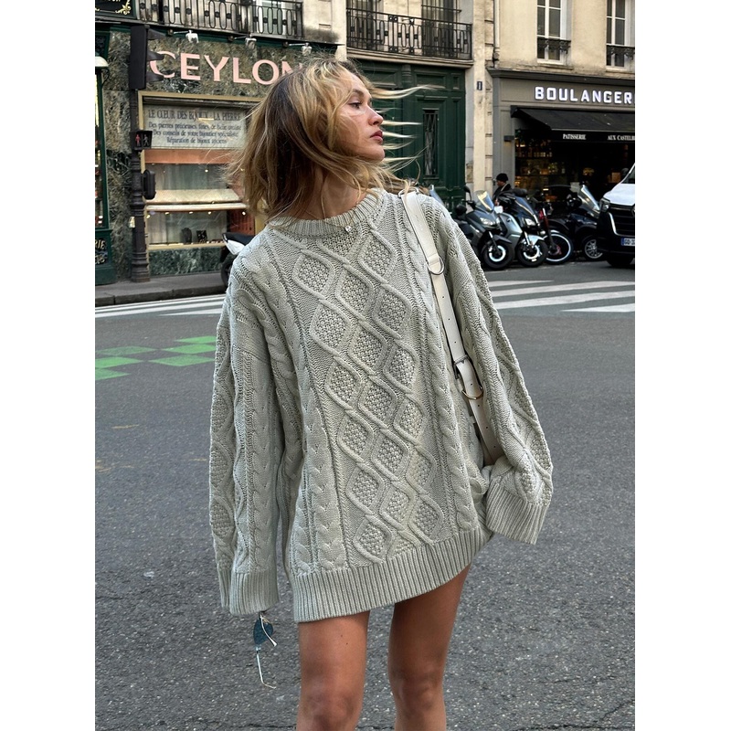 Gigi Knit Sweater Cloud