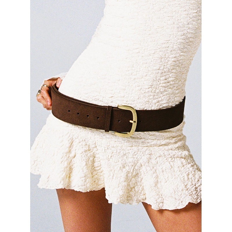 Lunah Low Waist Belt Brown