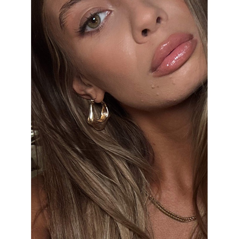 Maesie Hoop Earrings Gold