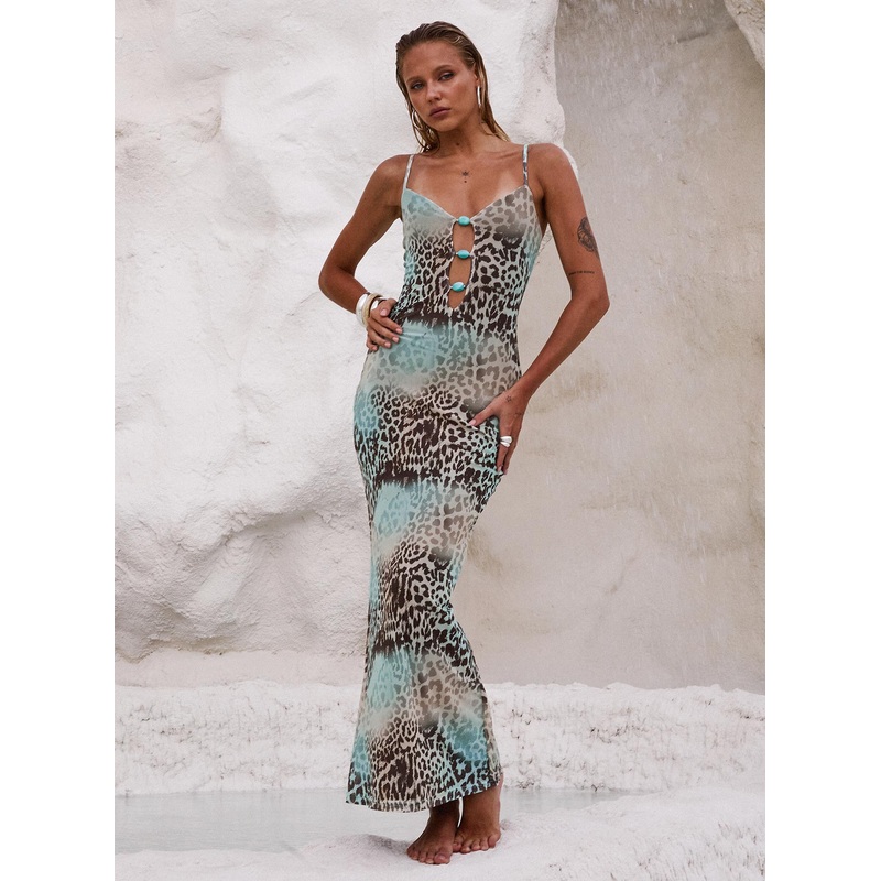 Mi Casa Maxi Dress Animal