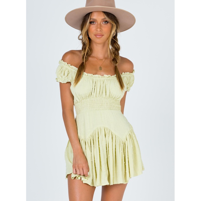 Anastasiya Mini Dress Lime