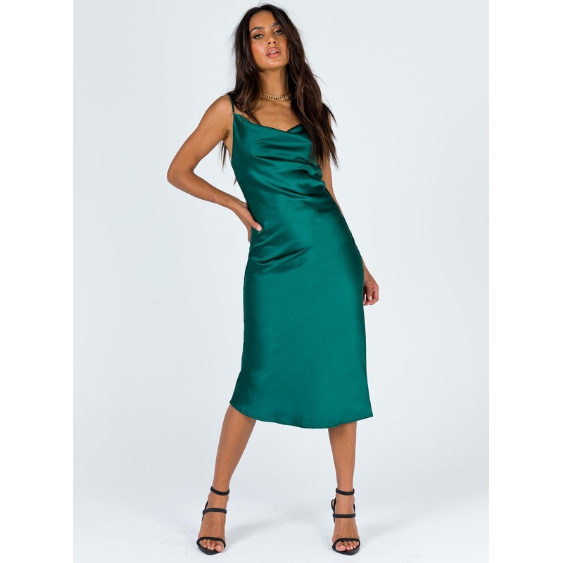 Betta Vanore Midi Dress Forest Green