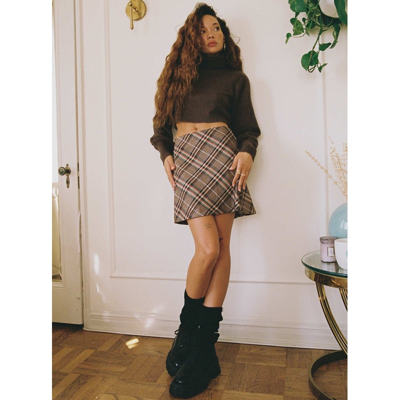 Darwin Mini Skirt Brown multi