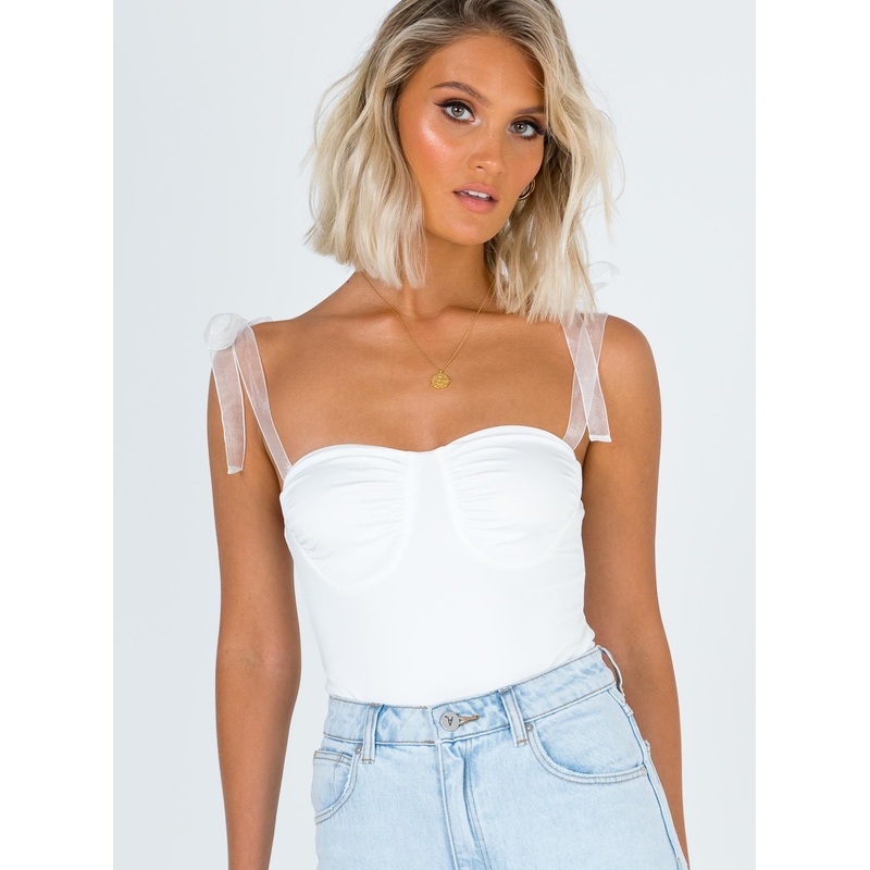 Jena Bodysuit White