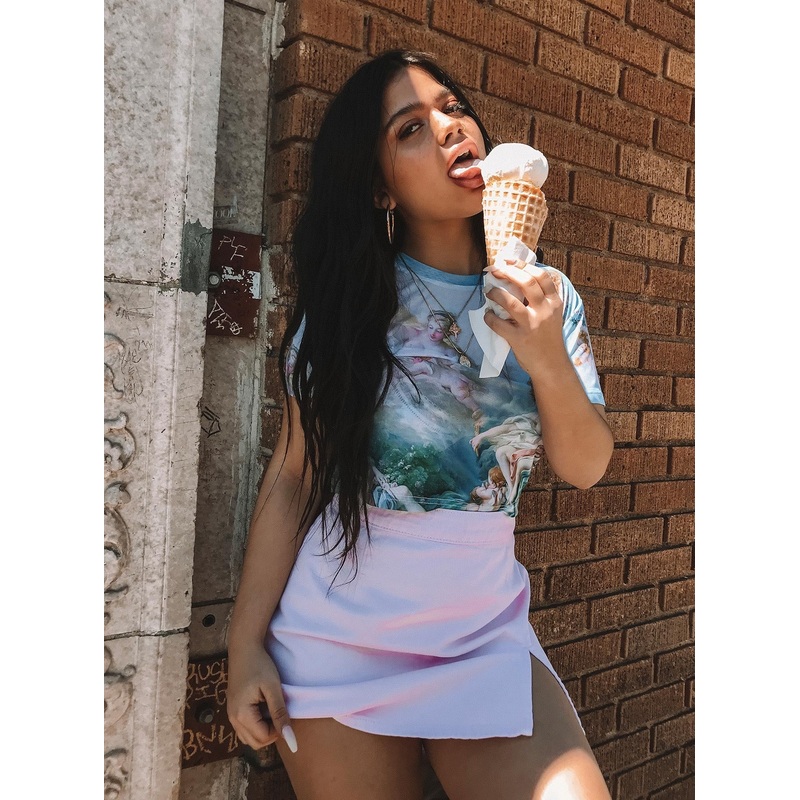 The Lola Mini Skirt Pink