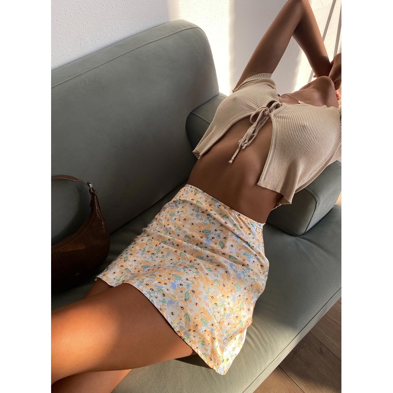 Fine Lines Mini Skirt