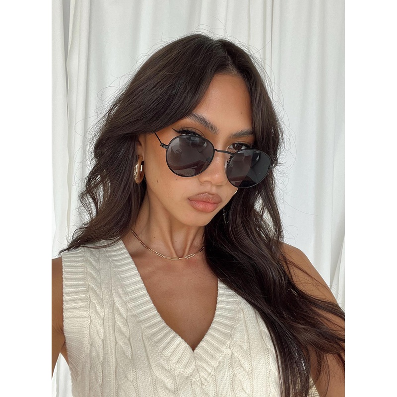 Golden Hour Sunglasses Black
