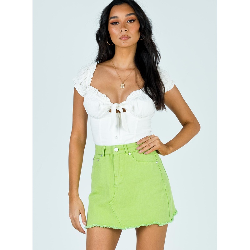 Jessika Mini Skirt Green