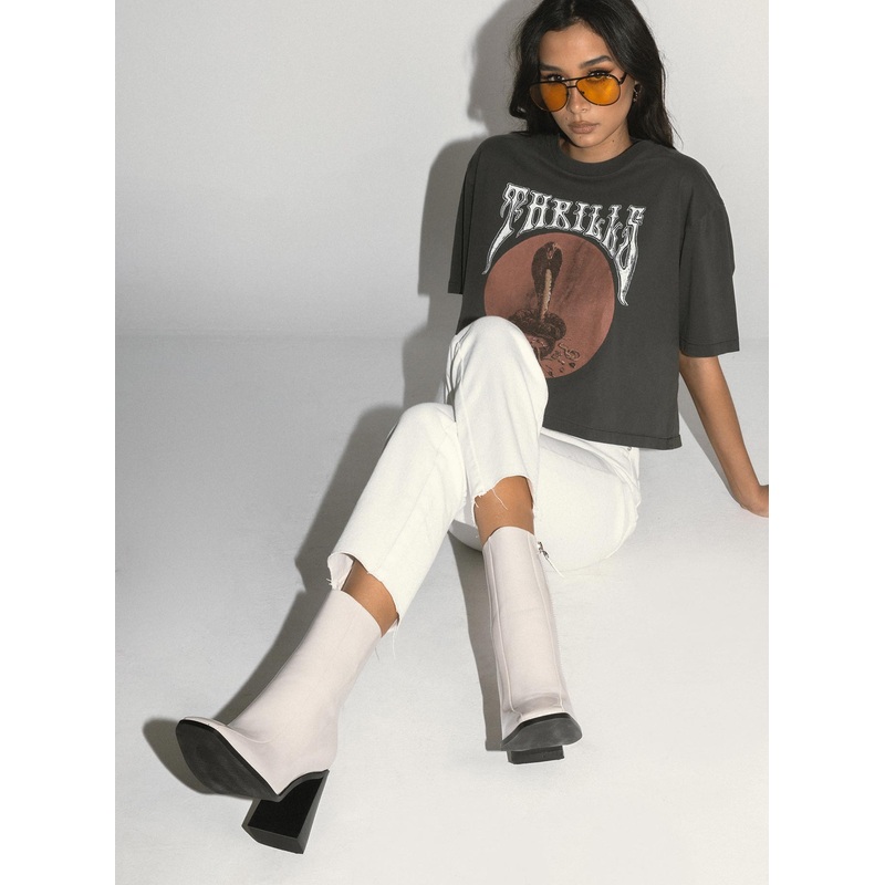 The Kia Boots White