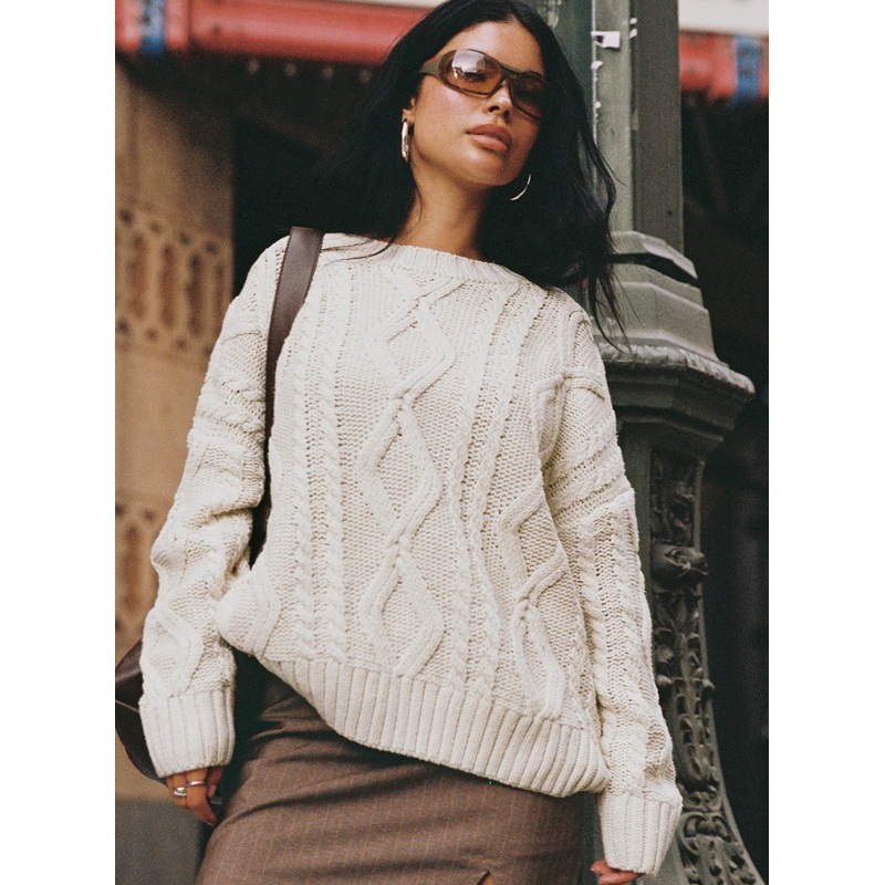 Anaya Oversized Sweater Beige