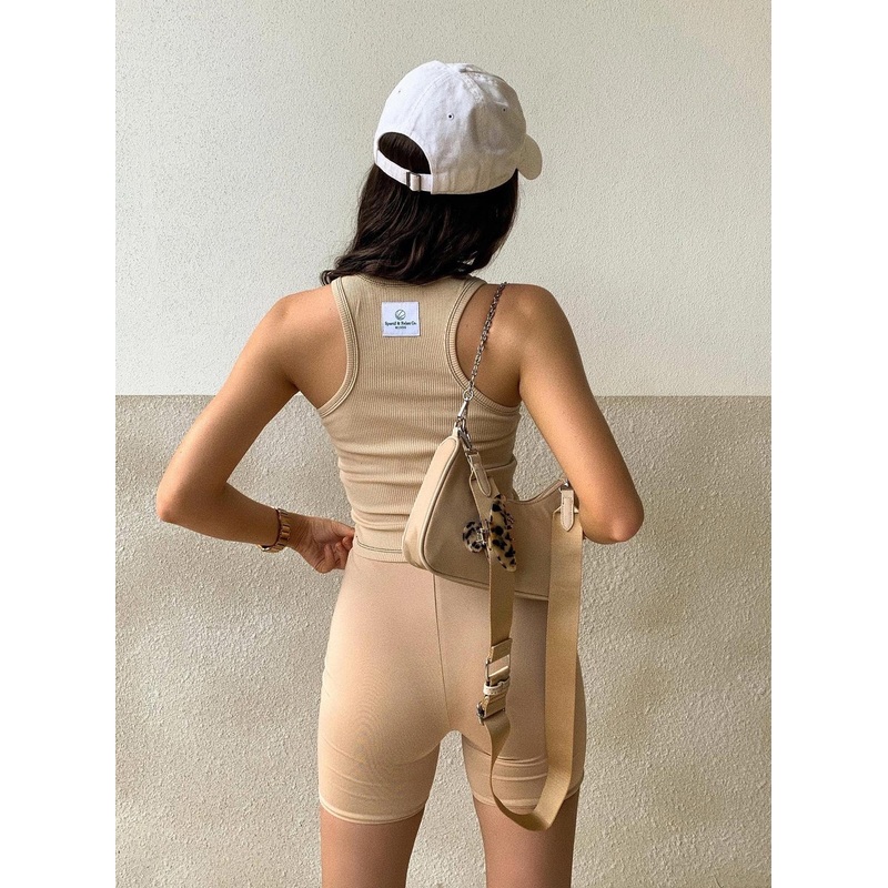 Biker Short Beige
