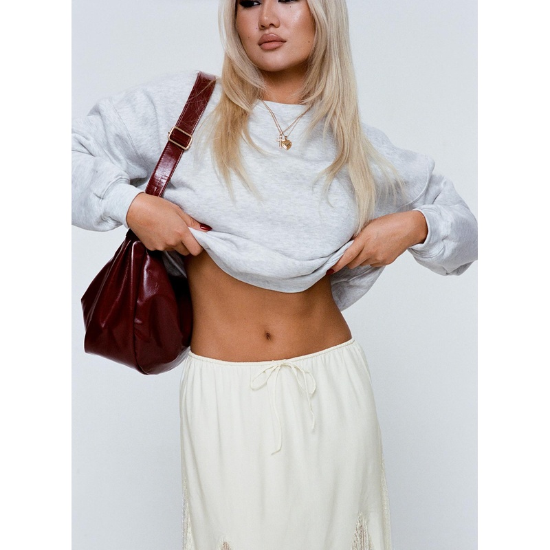 Charlotte Crewneck Sweatshirt Grey