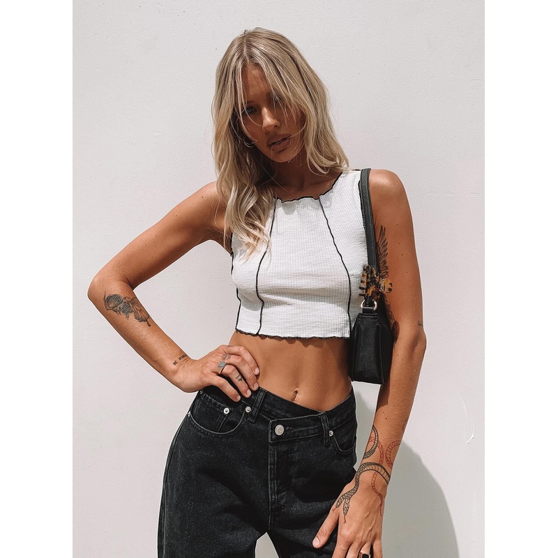 Christa Top White