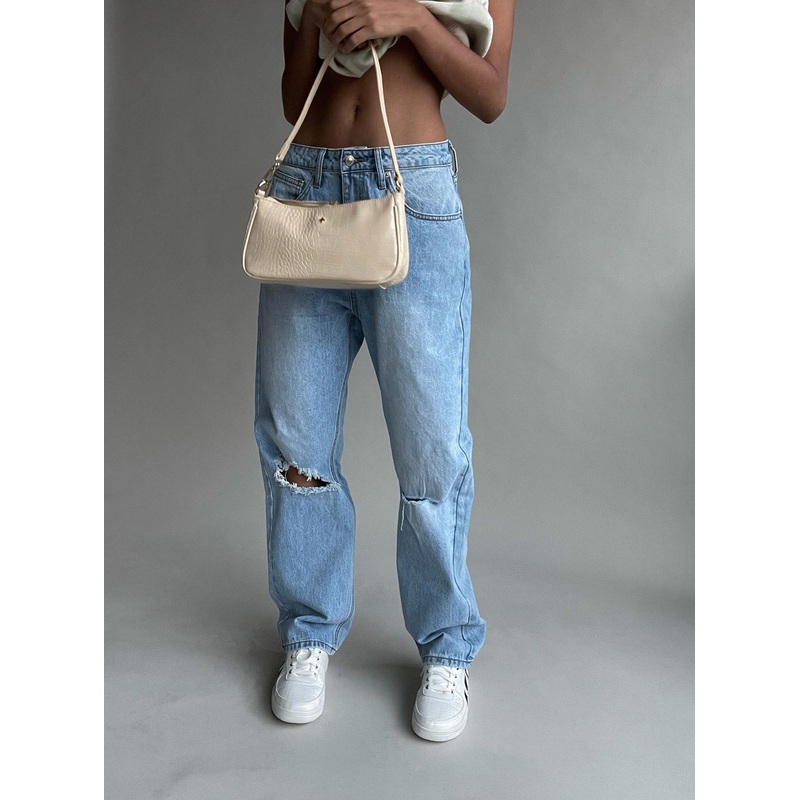 Fairmount Straight Leg Jean Light Wash Denim