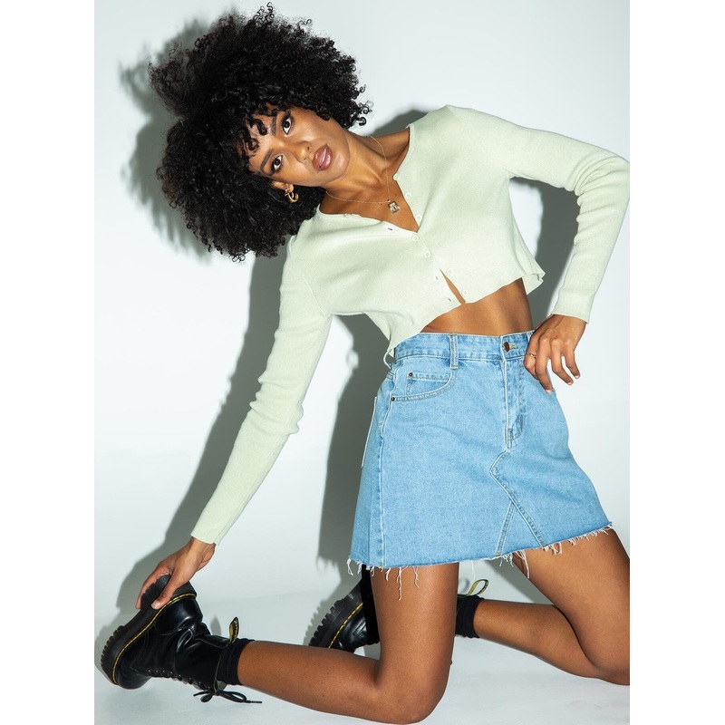 Hallie Denim Mini Skirt