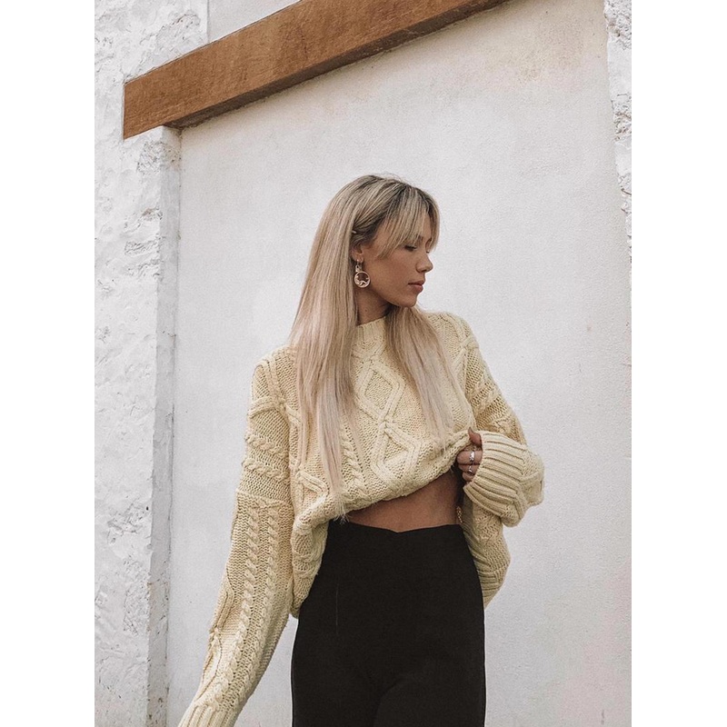 Anaya Oversized Sweater Yellow