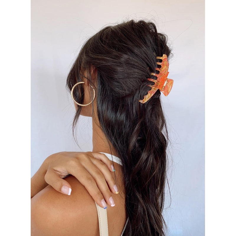 High Summer Hair Clip Orange / Pink