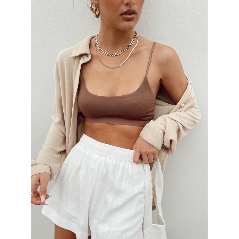 Remi Bralette Chocolate