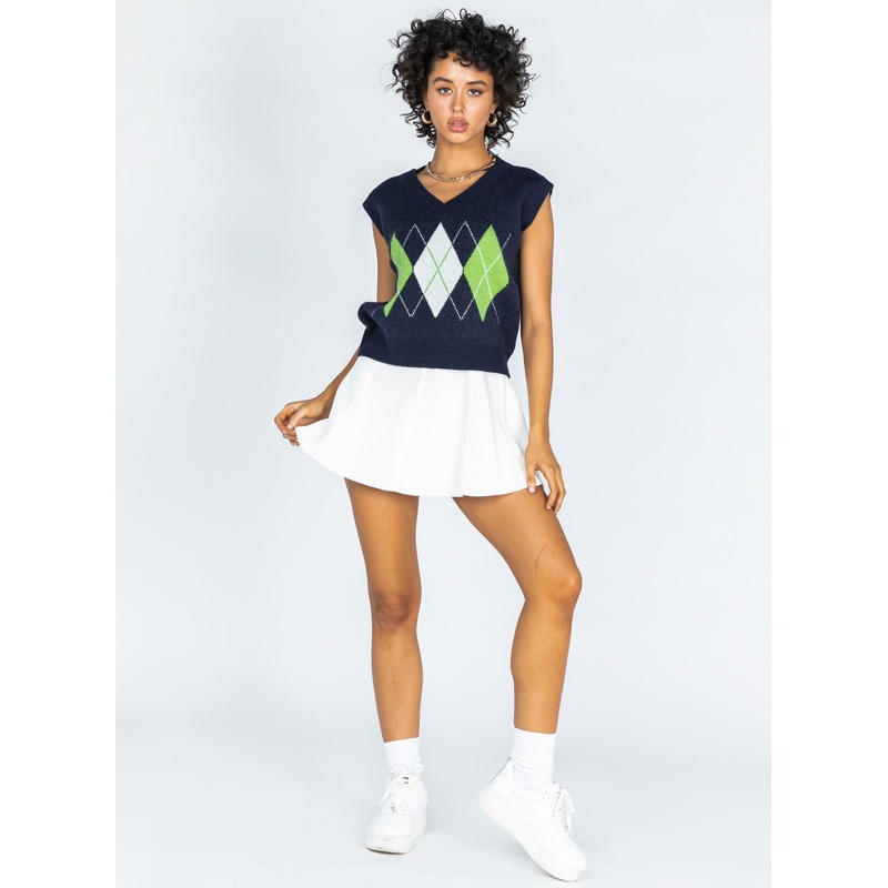 Saskia Sweater Vest Black