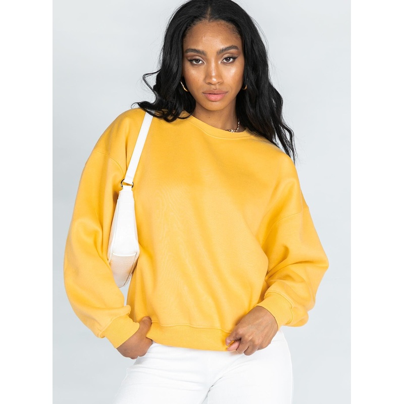 Charlotte Crewneck Sweatshirt Yellow