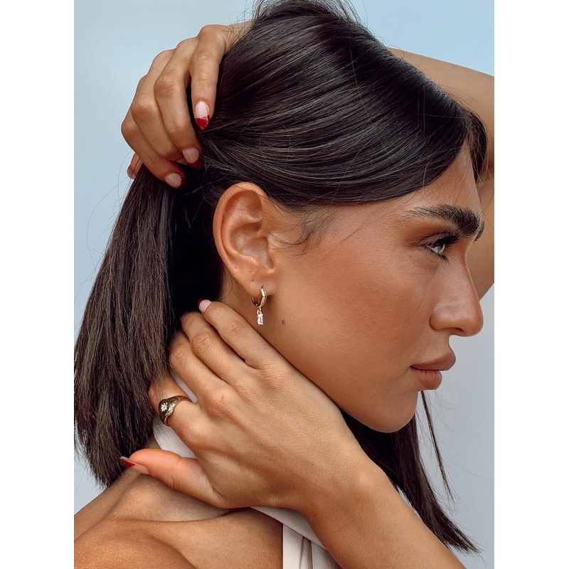 Hush Hush Gold Plated Earrings