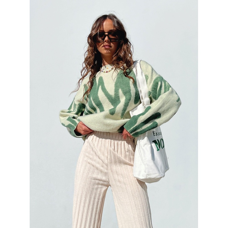Katie Oversized Sweater Green