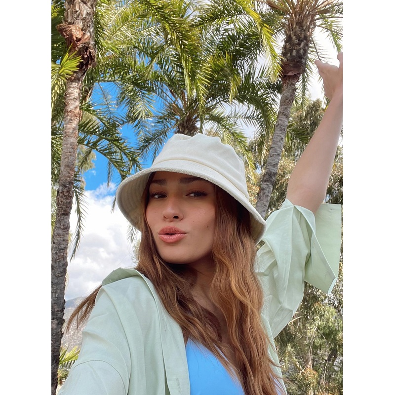 Summer Salt Terry Bucket Hat Cream