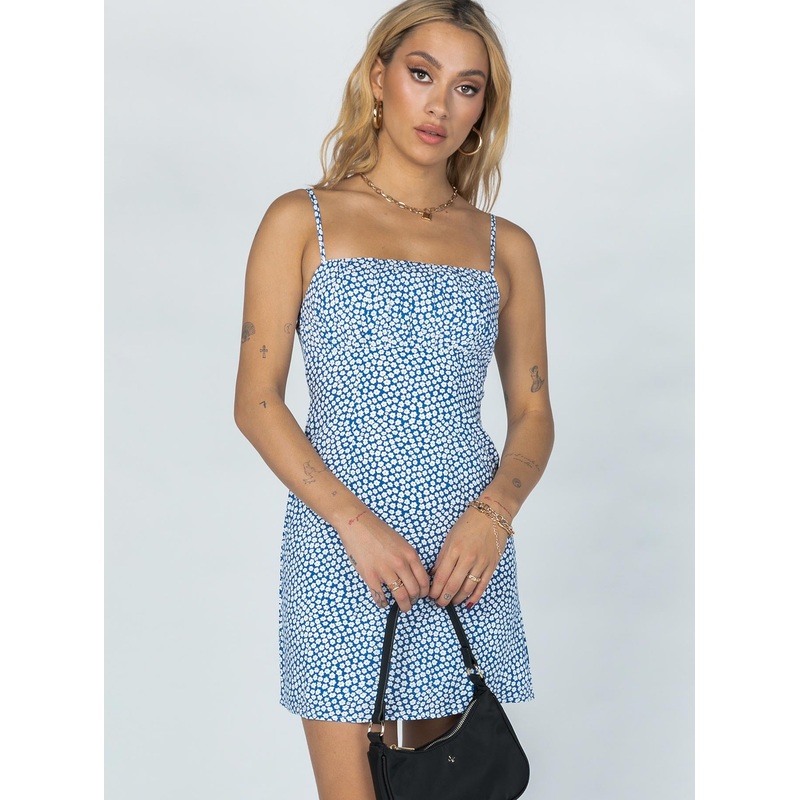 Tallie Mini Dress Blue Floral